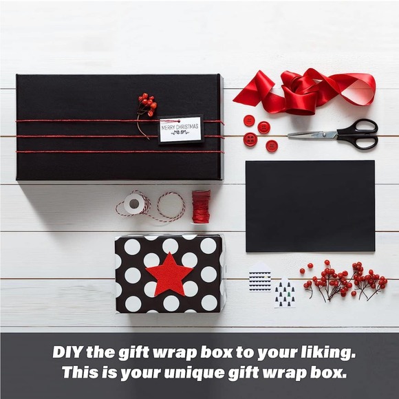 NEW Ditwis Luxury 4 Pack 12x6x4 Inches Gift Boxes with Magnetic Closure Lids - Picture 6 of 7